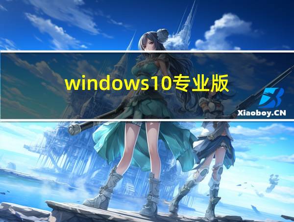 windows10专业版的相关图片