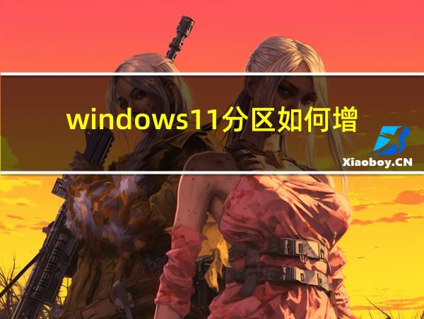 windows11分区如何增加的相关图片