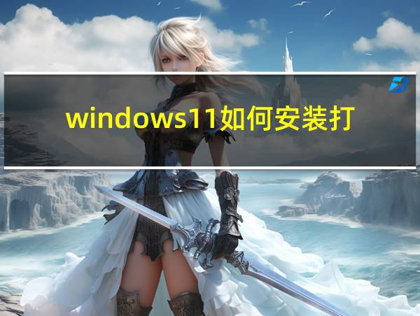 windows11如何安装打印机的相关图片