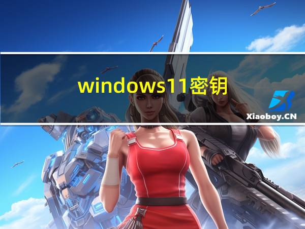 windows11密钥的相关图片