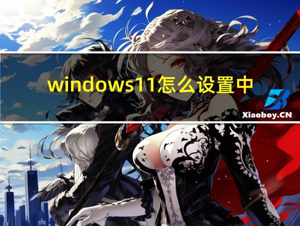 windows11怎么设置中文的相关图片