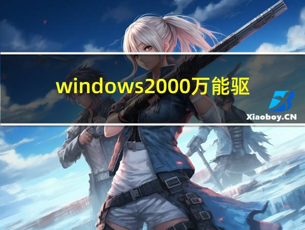 windows2000万能驱动的相关图片