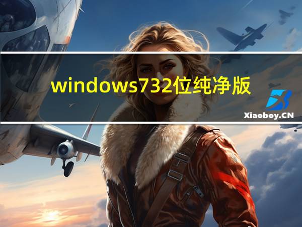 windows732位纯净版下载的相关图片