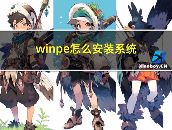 winpe怎么安装系统的相关图片