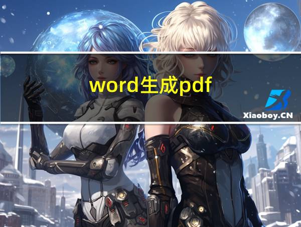 word生成pdf的相关图片