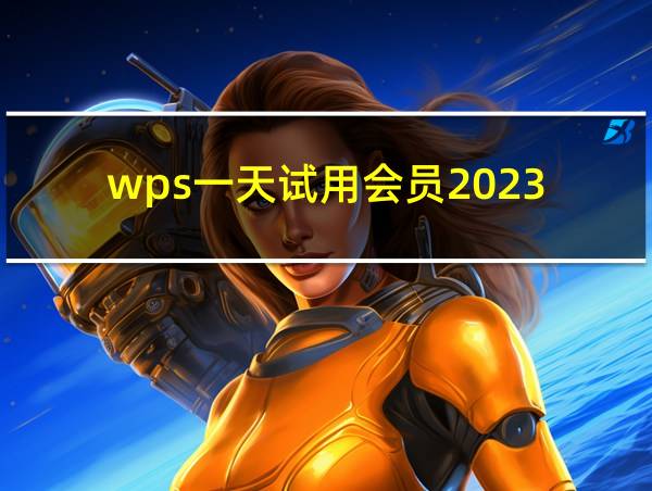 wps一天试用会员2023的相关图片