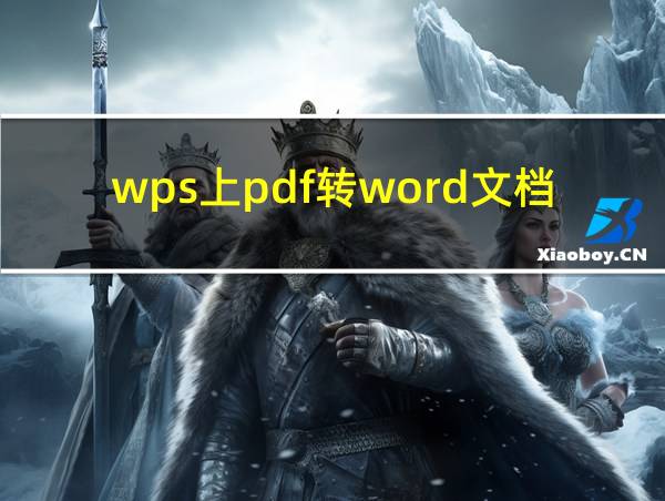 wps上pdf转word文档要会员吗的相关图片