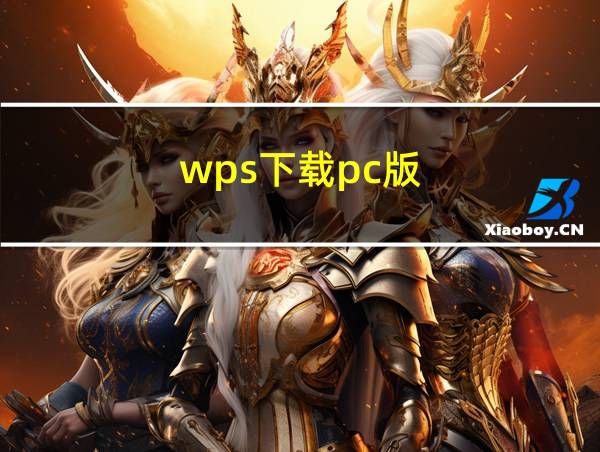 wps下载pc版的相关图片