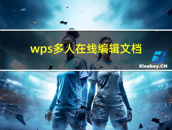 wps多人在线编辑文档的相关图片