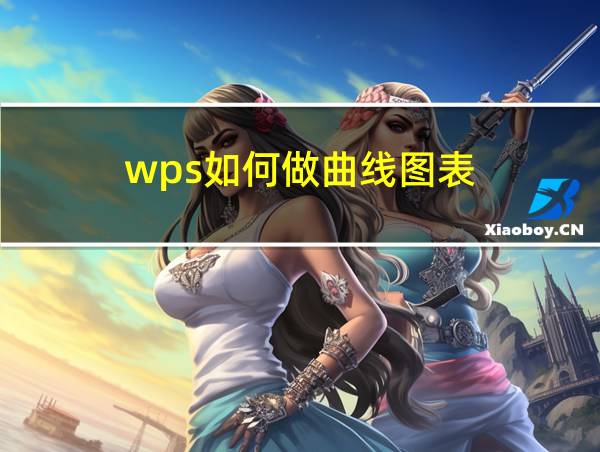 wps如何做曲线图表的相关图片