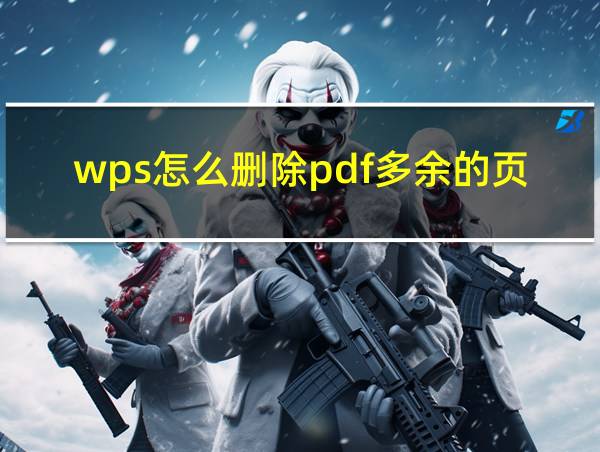 wps怎么删除pdf多余的页的相关图片