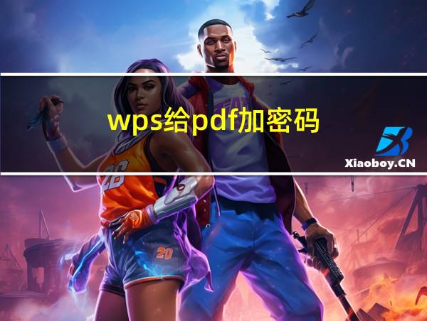 wps给pdf加密码的相关图片