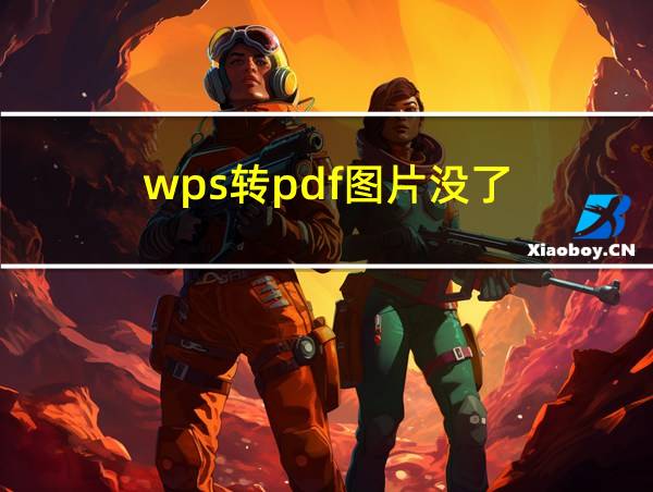 wps转pdf图片没了的相关图片