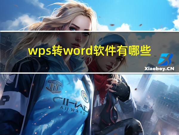 wps转word软件有哪些的相关图片