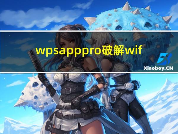 wpsapppro破解wifi中文版的相关图片