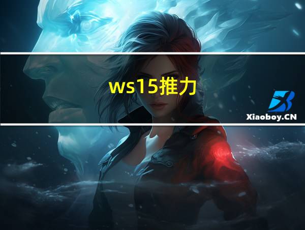 ws15推力的相关图片