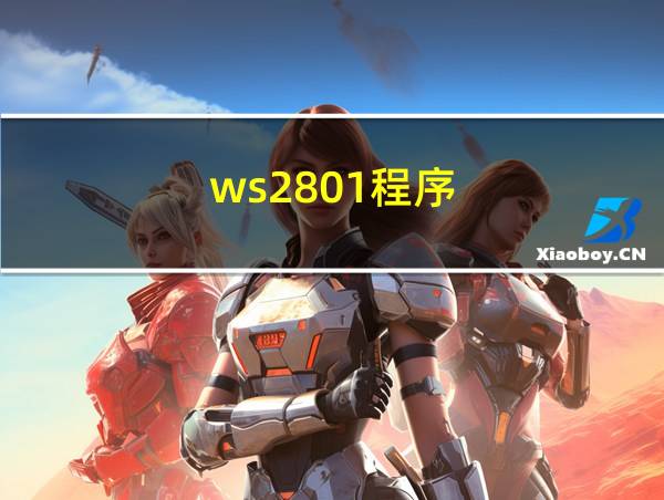 ws2801程序的相关图片