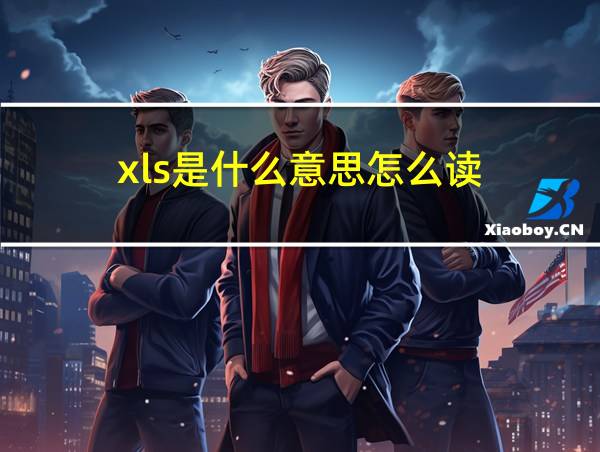 xls是什么意思怎么读的相关图片