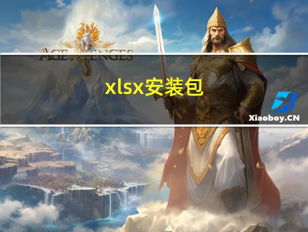 xlsx安装包的相关图片